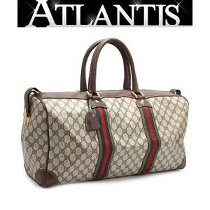 Gucci Boston Bag Sherry Leather Brown